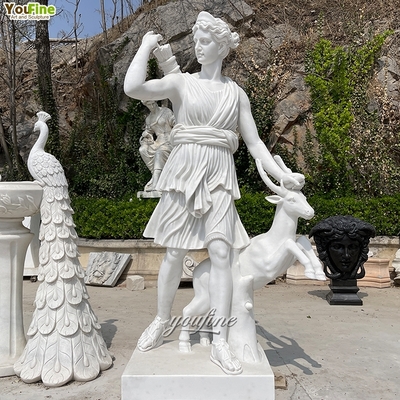Wilderness Goddess Garden Decor Marble Sculpture Statue Artemis