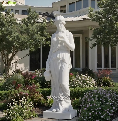 Greek Mythology Goddess Sculpture Life Size Marble Statue of Hebe