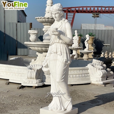 Greek Mythology Goddess Sculpture Life Size Marble Statue of Hebe