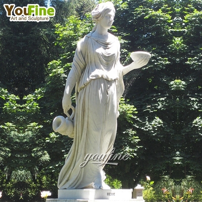 Greek Mythology Goddess Sculpture Life Size Marble Statue of Hebe