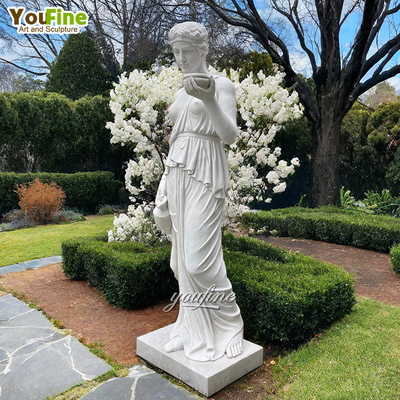 Greek Mythology Goddess Sculpture Life Size Marble Statue of Hebe