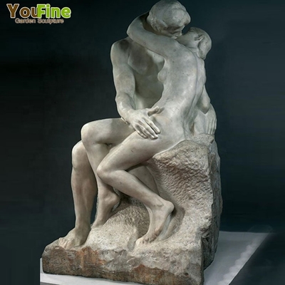 Hand Carved Famous Marble Kiss Statue
