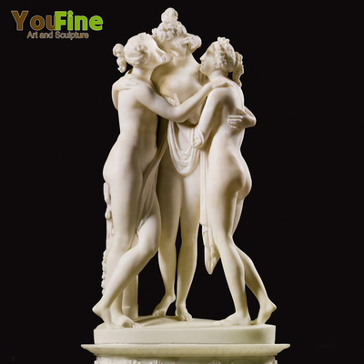 Hand Carved Famous Marble Kiss Statue