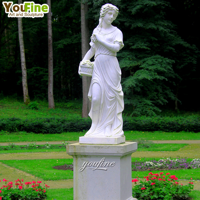 Life Size Hand Carved Natural Stone Marble Lying Nude Woman Statues