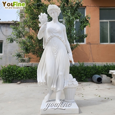 Hot Sale Outdoor Garden Modern Italian Female Marble Sculpture Statue