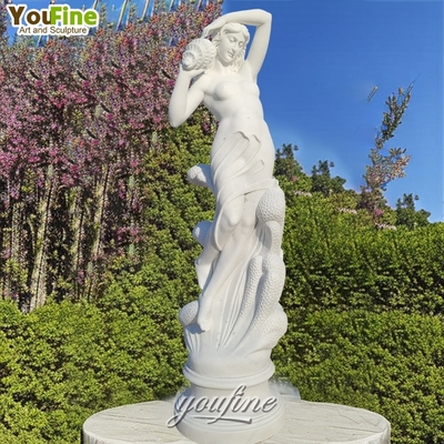Hot Sale Outdoor Garden Modern Italian Female Marble Sculpture Statue