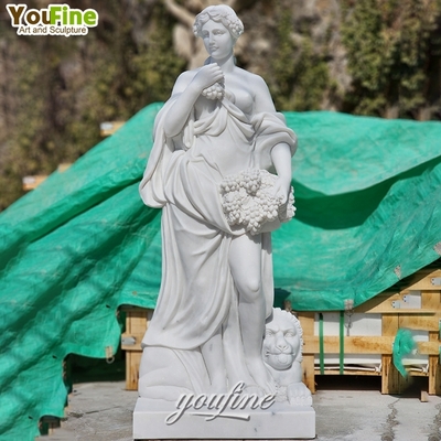 Hot Sale Outdoor Garden Modern Italian Female Marble Sculpture Statue