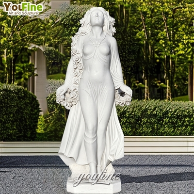 Hot Sale Outdoor Garden Modern Italian Female Marble Sculpture Statue