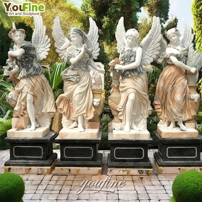 Premium Crafted Four Season Sculptures Marble Statues for Export