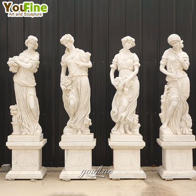 Antique Customized Woman Life Size Marble Four Season Statue