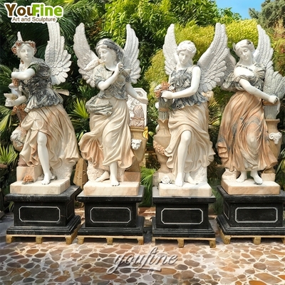 Antique Customized Woman Life Size Marble Four Season Statue