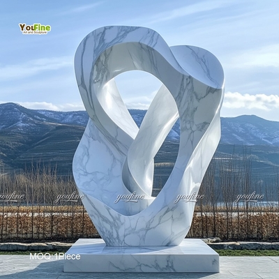 Large Size Modern Design Abstract Stylish Marble Statue