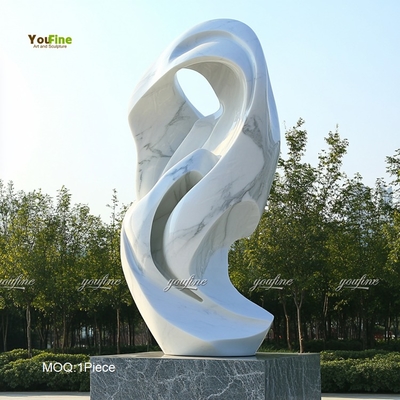 Large Size Modern Design Abstract Stylish Marble Statue