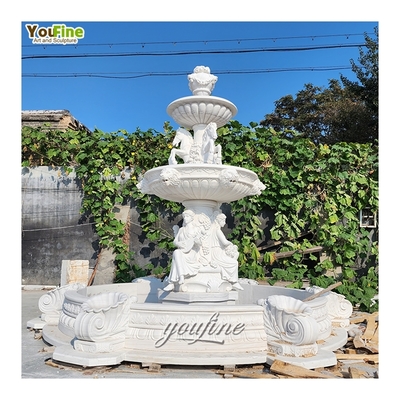 Garden Hand Carved Outdoor Prices of Marble Lion Fountains