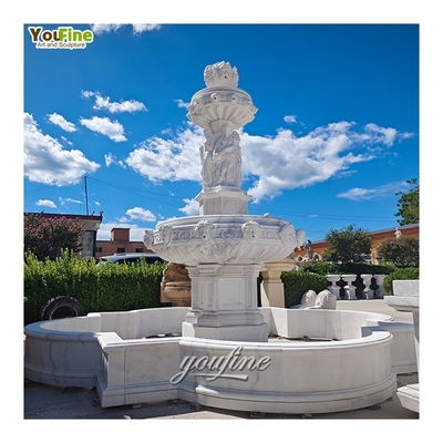 Luxury Outdoor Feature Imported Marble Fountain