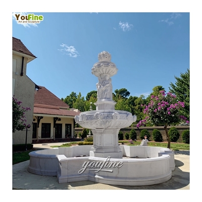 Luxury Outdoor Feature Imported Marble Fountain