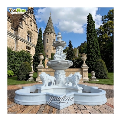 Luxury Outdoor Feature Imported Marble Fountain