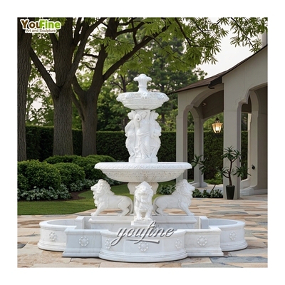 Luxury Outdoor Feature Imported Marble Fountain