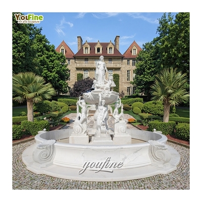 Natural Stone Outdoor Urban Landmark Horse Marble Street Fountain